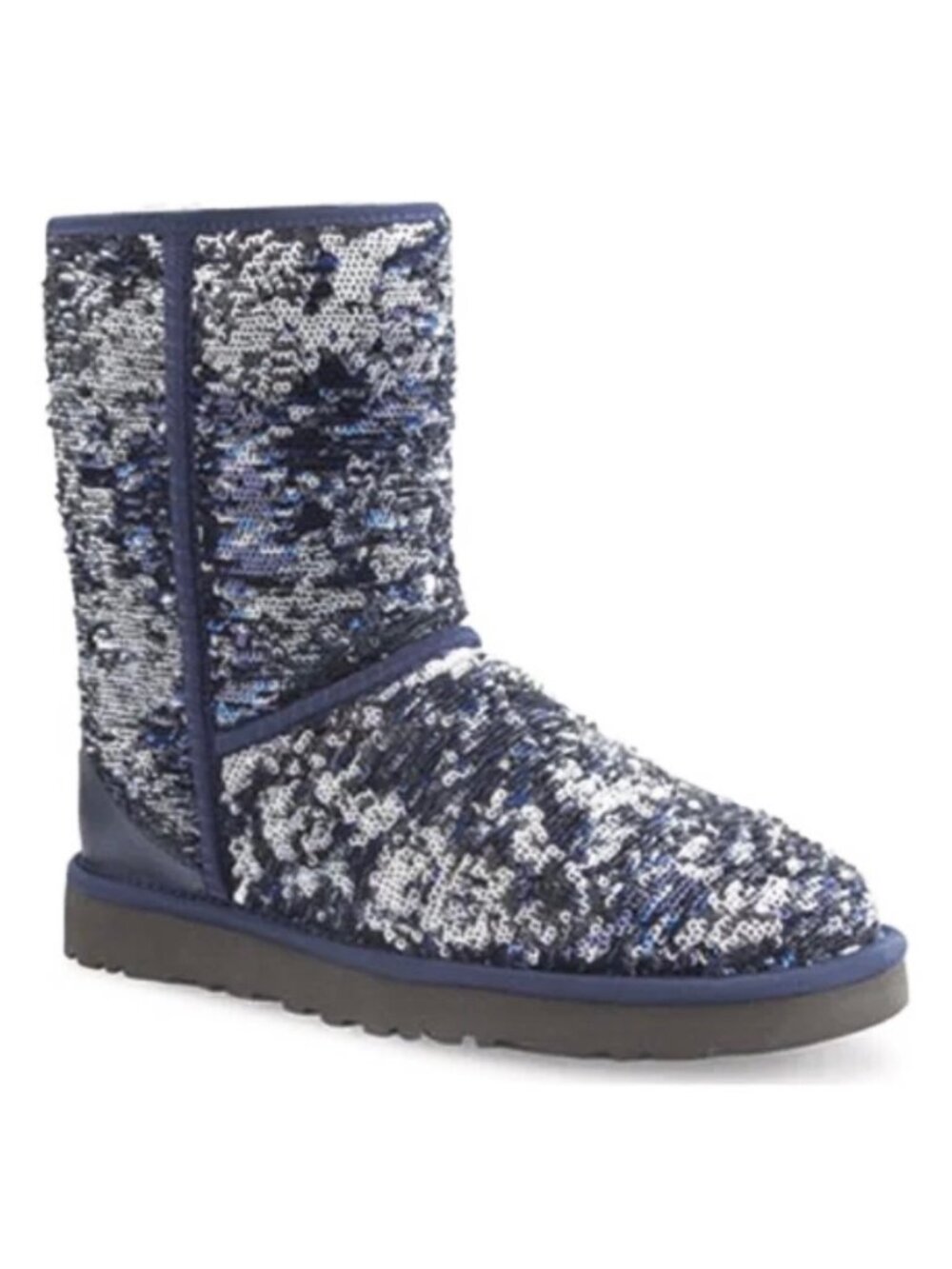 UGG Classic Short Sparkles Sequin Booties NWT